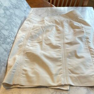 White & Black - white skirt